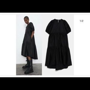 • ZARA Tiered Midi Dress •